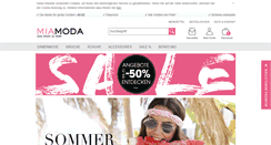 Desktop Screenshot of mia-moda.de